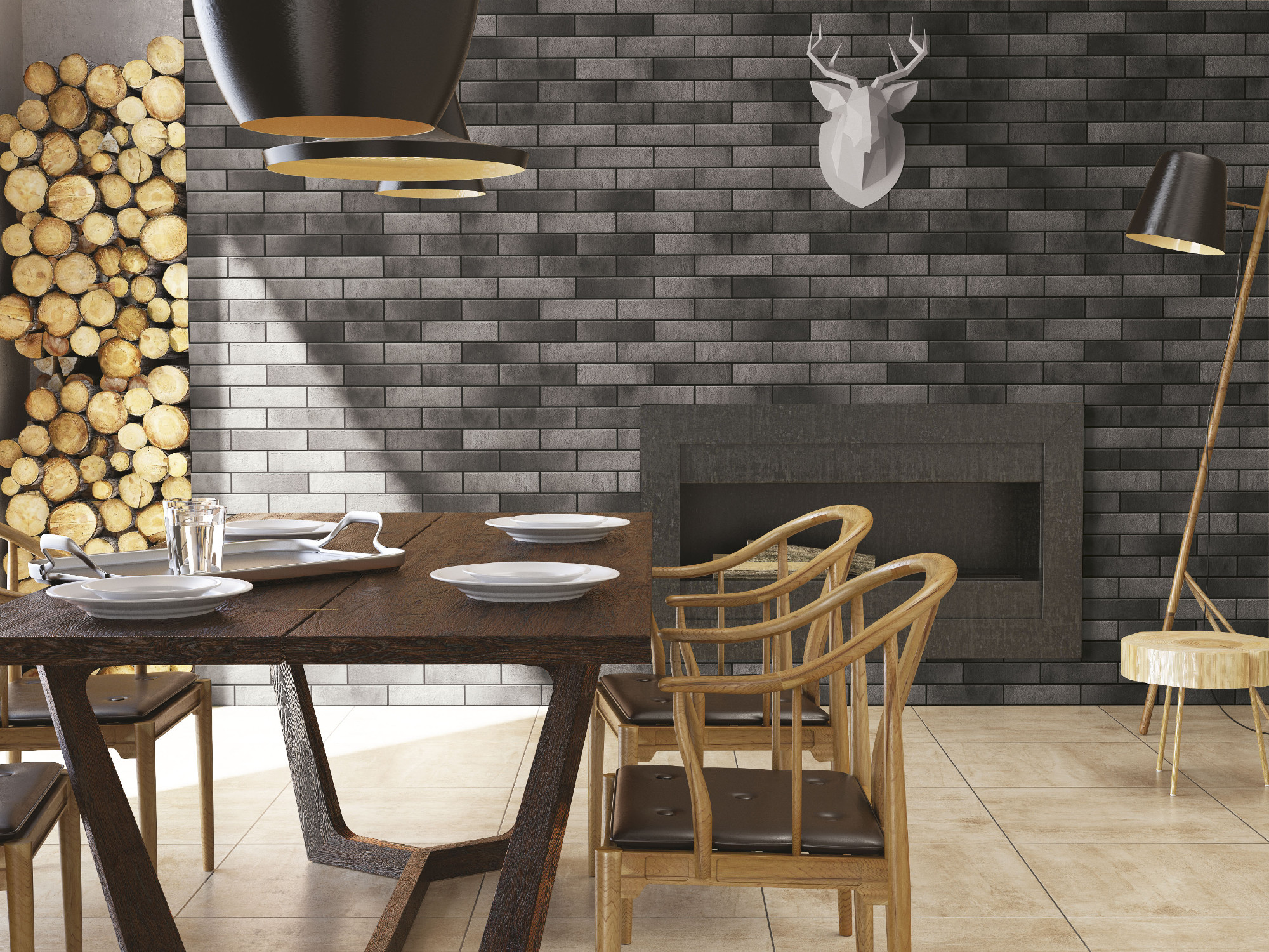 Retro Brick Pepper 24.5x6.5 CERRAD фото 5