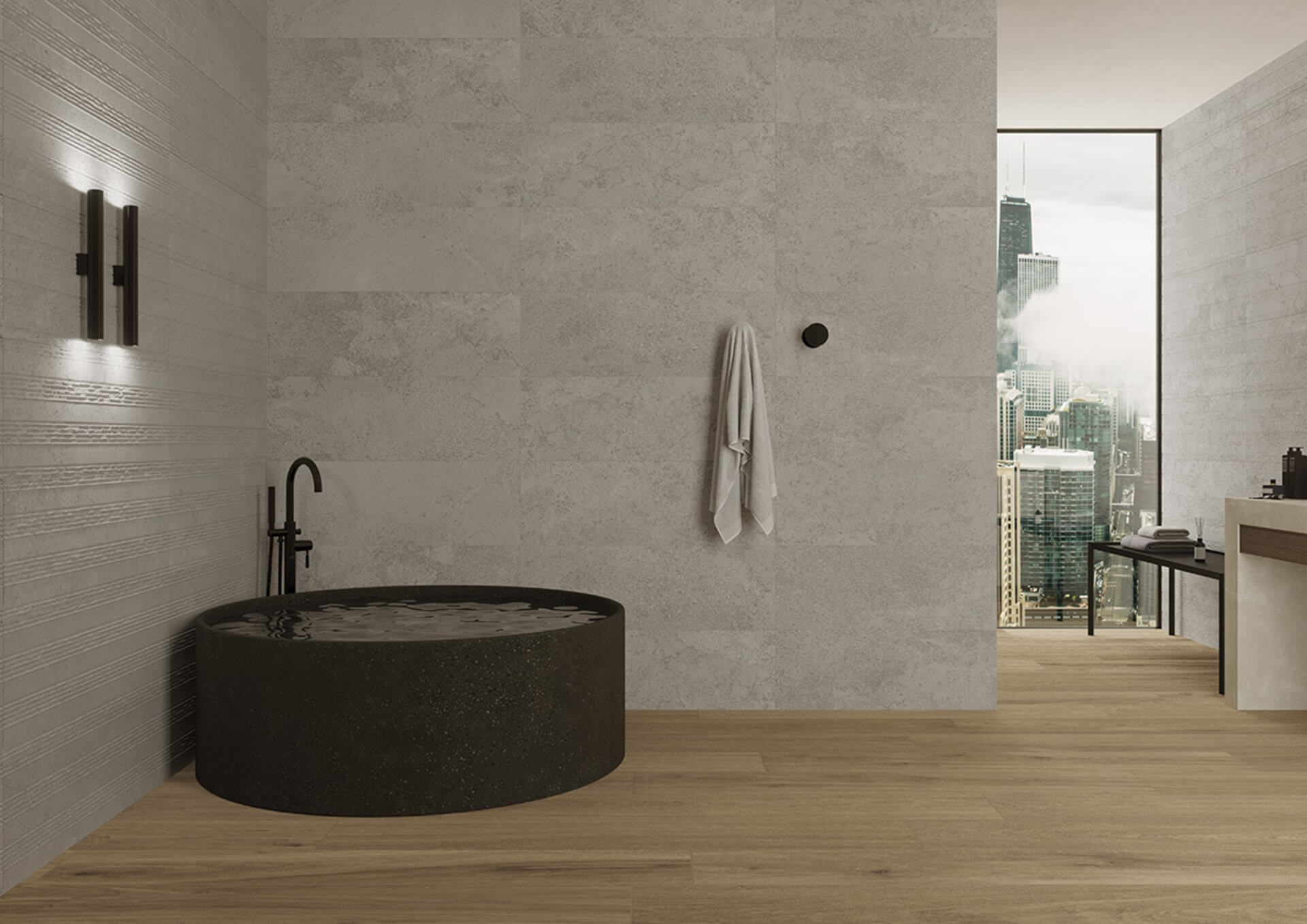 31972 Chicago Mocha Decor SP/50X150/R 50х150x0,75 Peronda