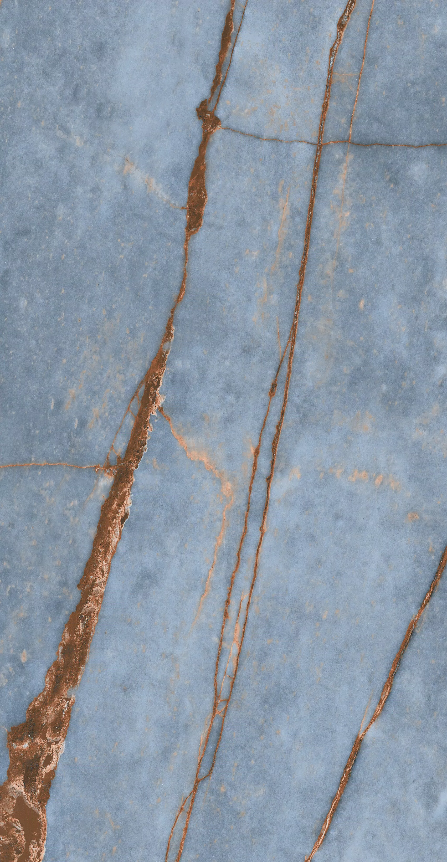 774849 Heritage Azure Glossy 6mm 60x120 Rex Ceramiche