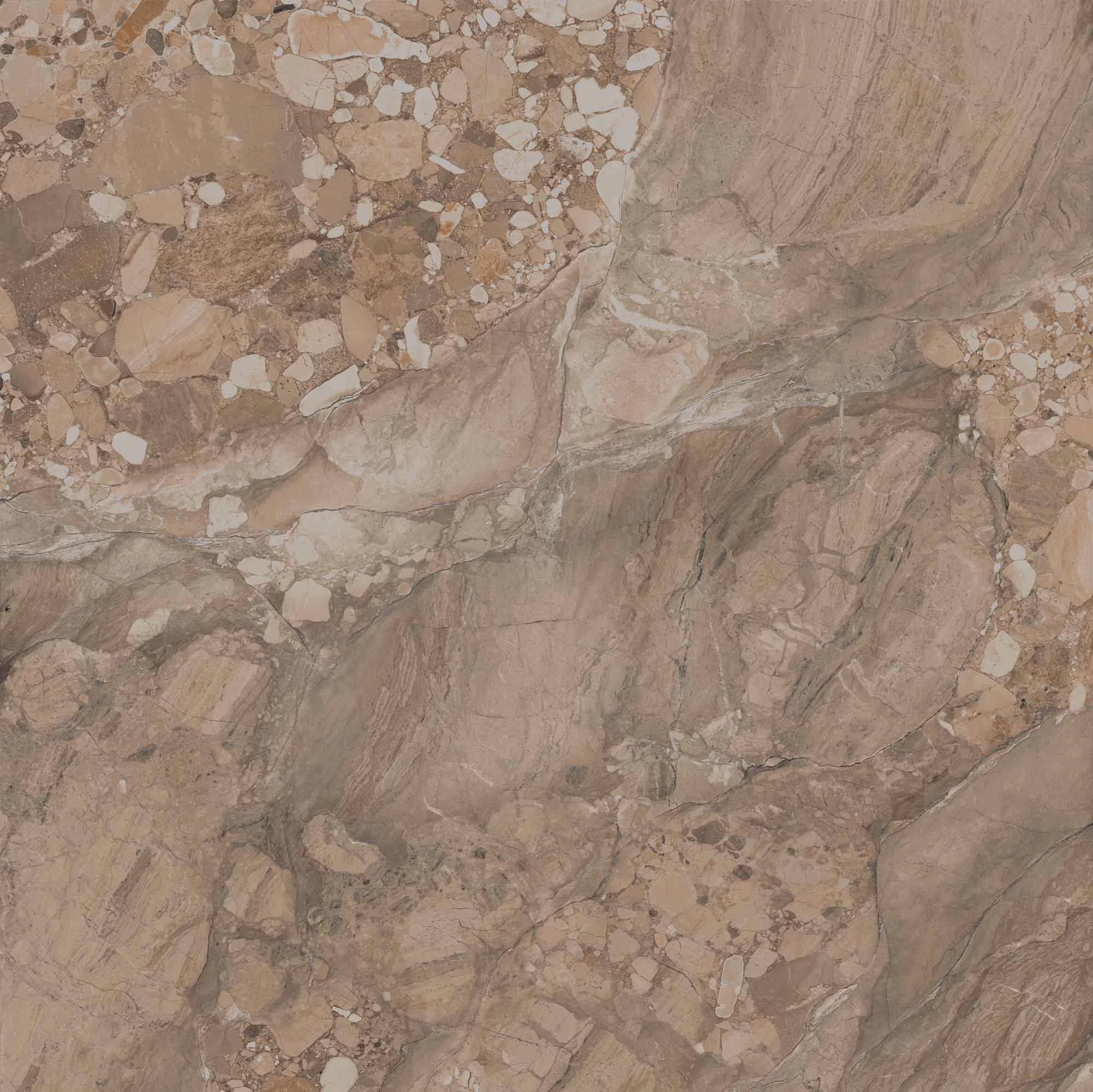 OM03 Oceanmist Brown неполированный 80x80 Ametis by Estima