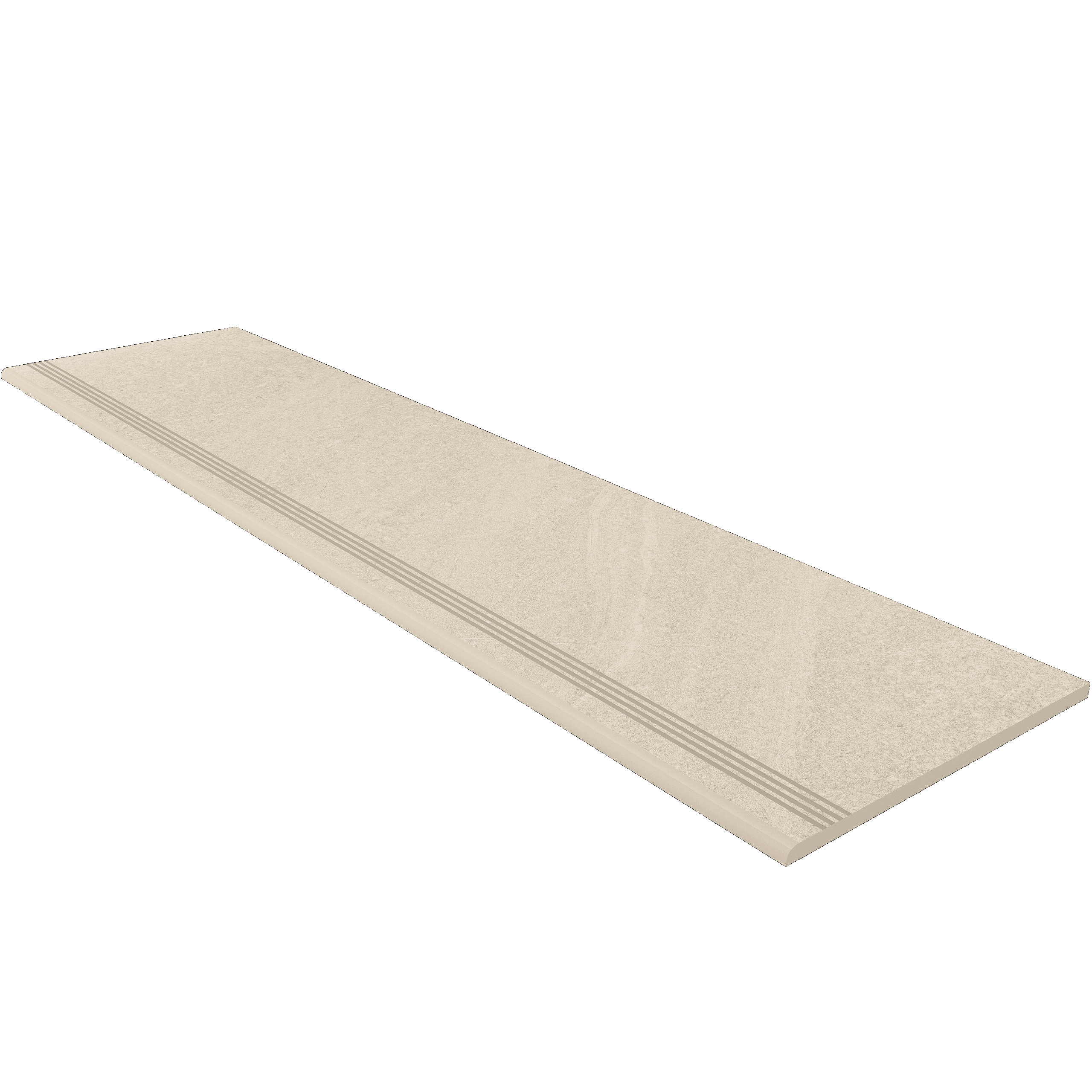 Ступень GB01 Gabbro Бежевый Неполированная с насечками 30x120x9 Estima