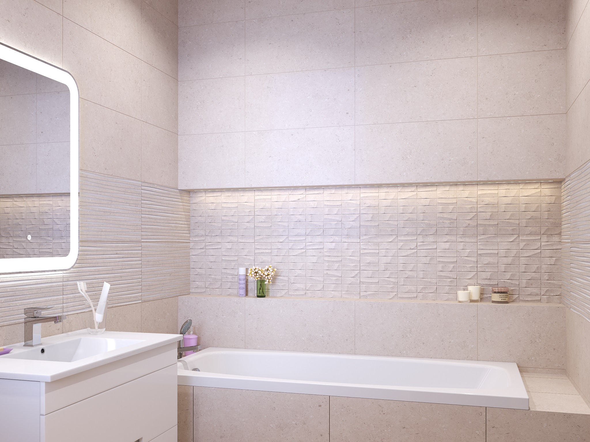 F Rockberry Beige 30x30 Cube Ceramica