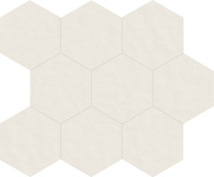 749580 Neutra 6.0 01 Bianco Mosaico B Esagono 10x10 30x26 Casa Dolce Casa
