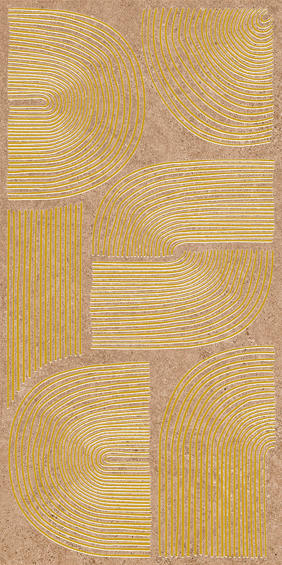 KMD3STA112BR Декор Руссильон оранжевый светлый матовый обрезной 30x60x0,9 Kerama Marazzi