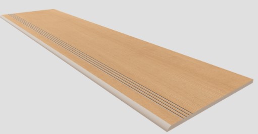 Ступень CW04 Classic Wood неполированная с насечками 30x120x1 Estima