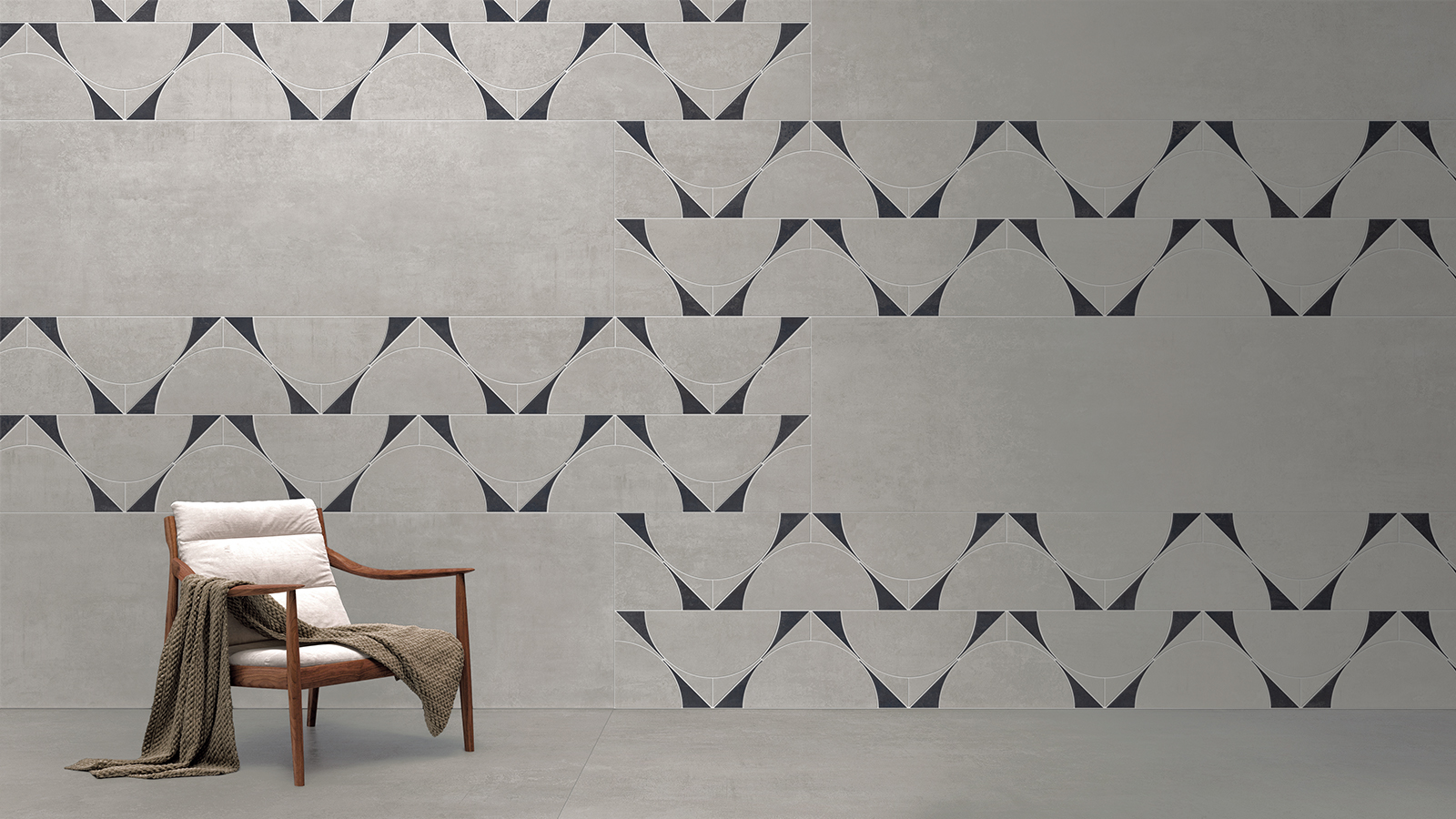 143051 Steel Jacquard Iridio Sat/Ret 8mm 60x120 Tagina Ceramiche