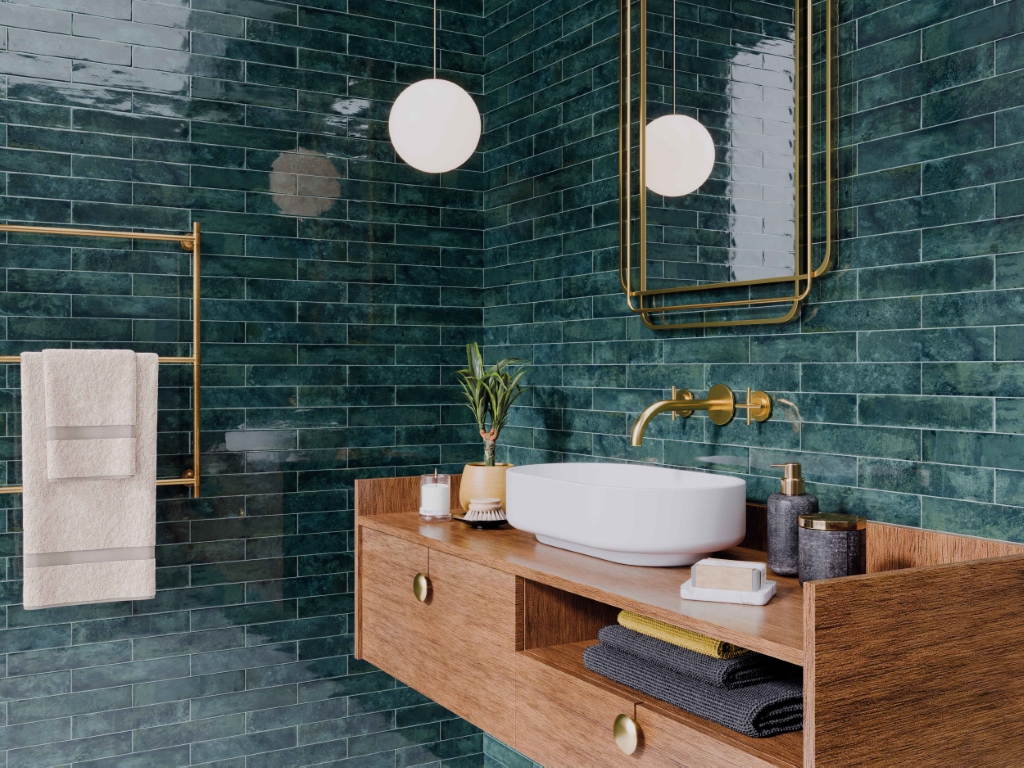 002703 San Remo Emerald 5x25 Monopole Ceramica