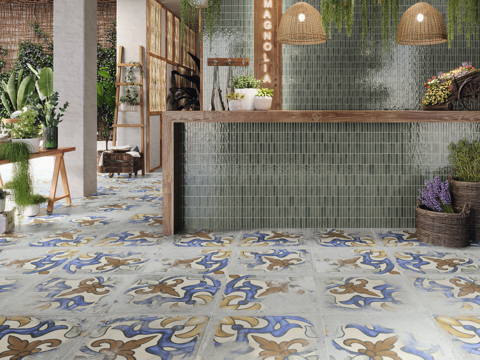 A042409 Palanzo Ecru Rect. 60x60 Ape Ceramica