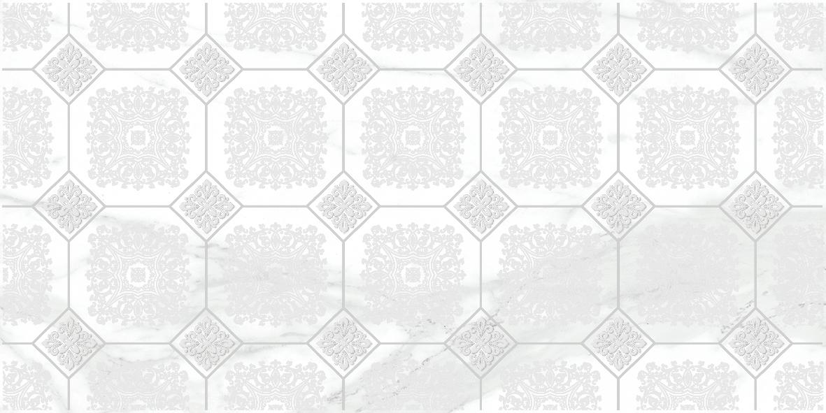 Декор Olimpus Grand белый 25х50 Laparet