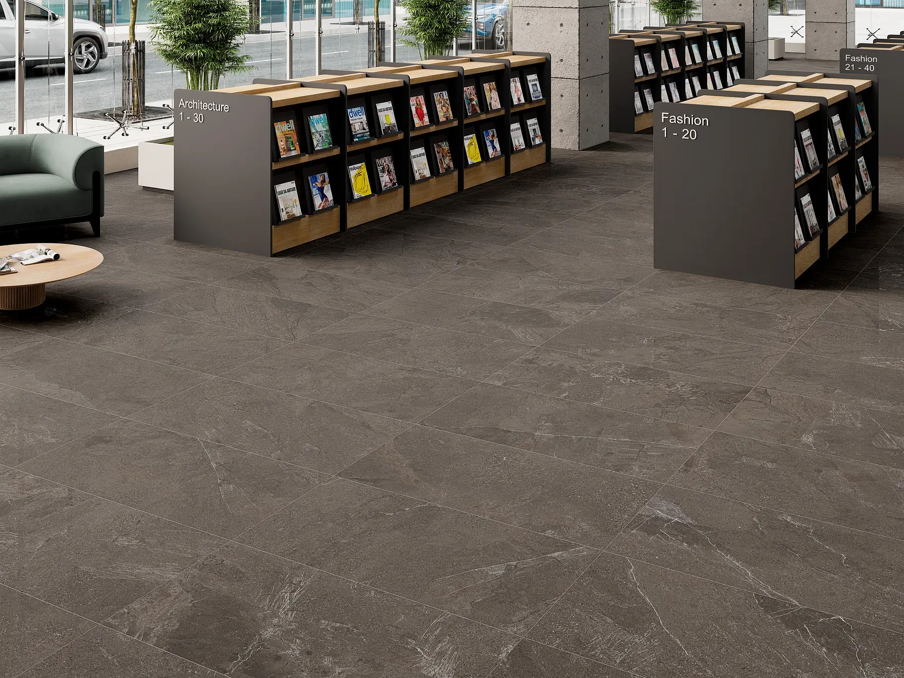Rockstone Iris Moca Sugar 60x120 Roca Ceramica