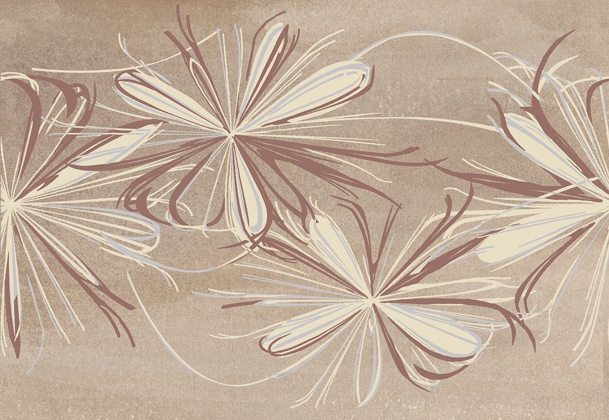 587892001 Декор Sonnet Beige Flower 20,1х50,5 Azori