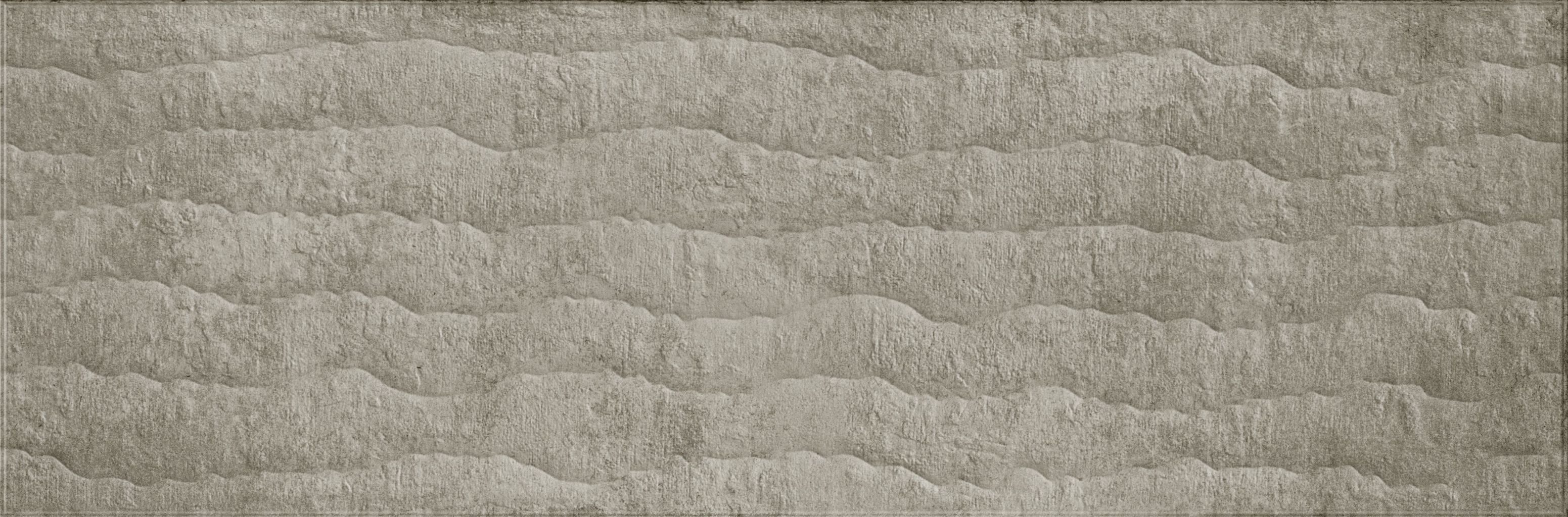 757 Балтимор тёмный рельеф волна 32,5x100 Eurotile Ceramica фото 3