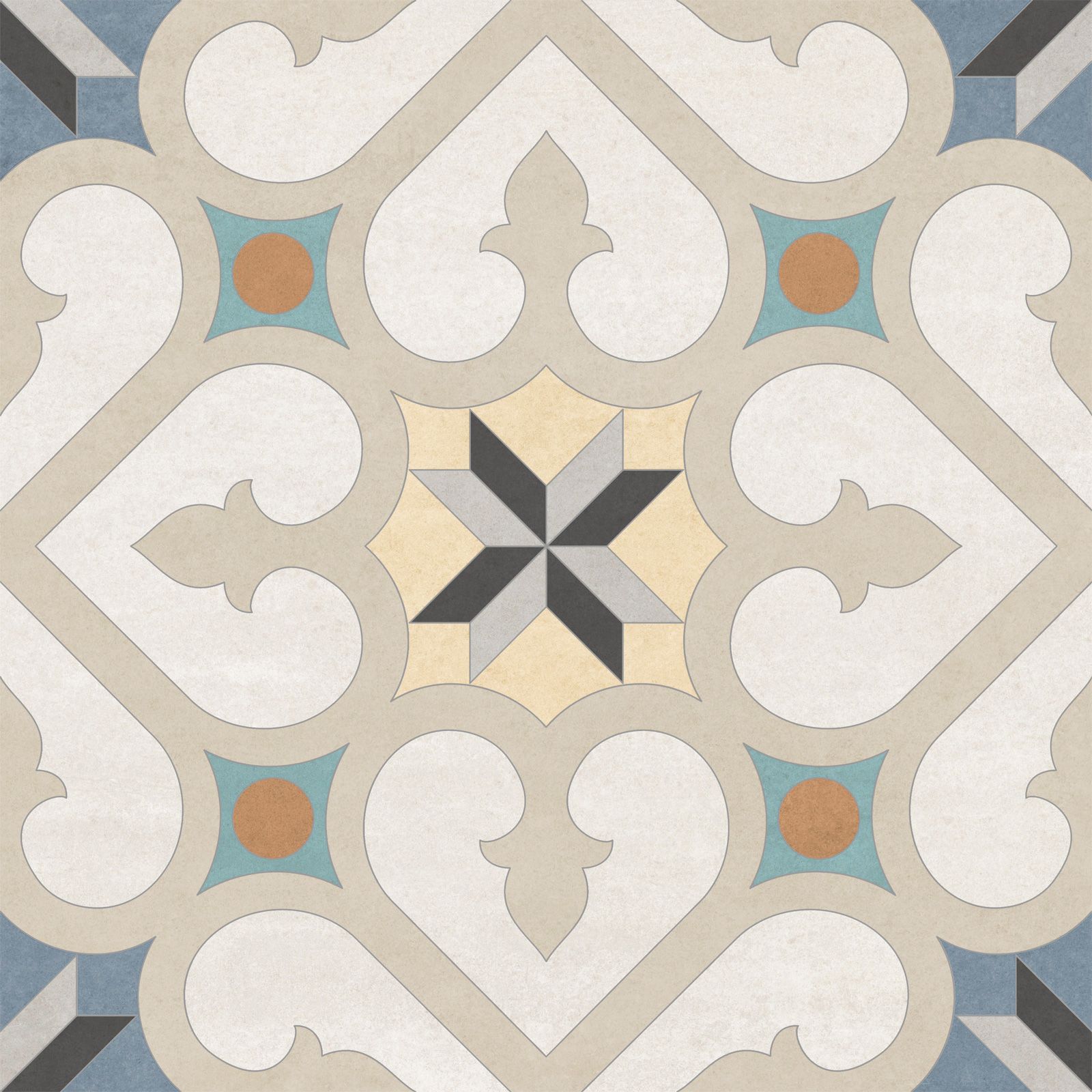 GP2020DGA11 Damask матовый 200x200x8 New Trend