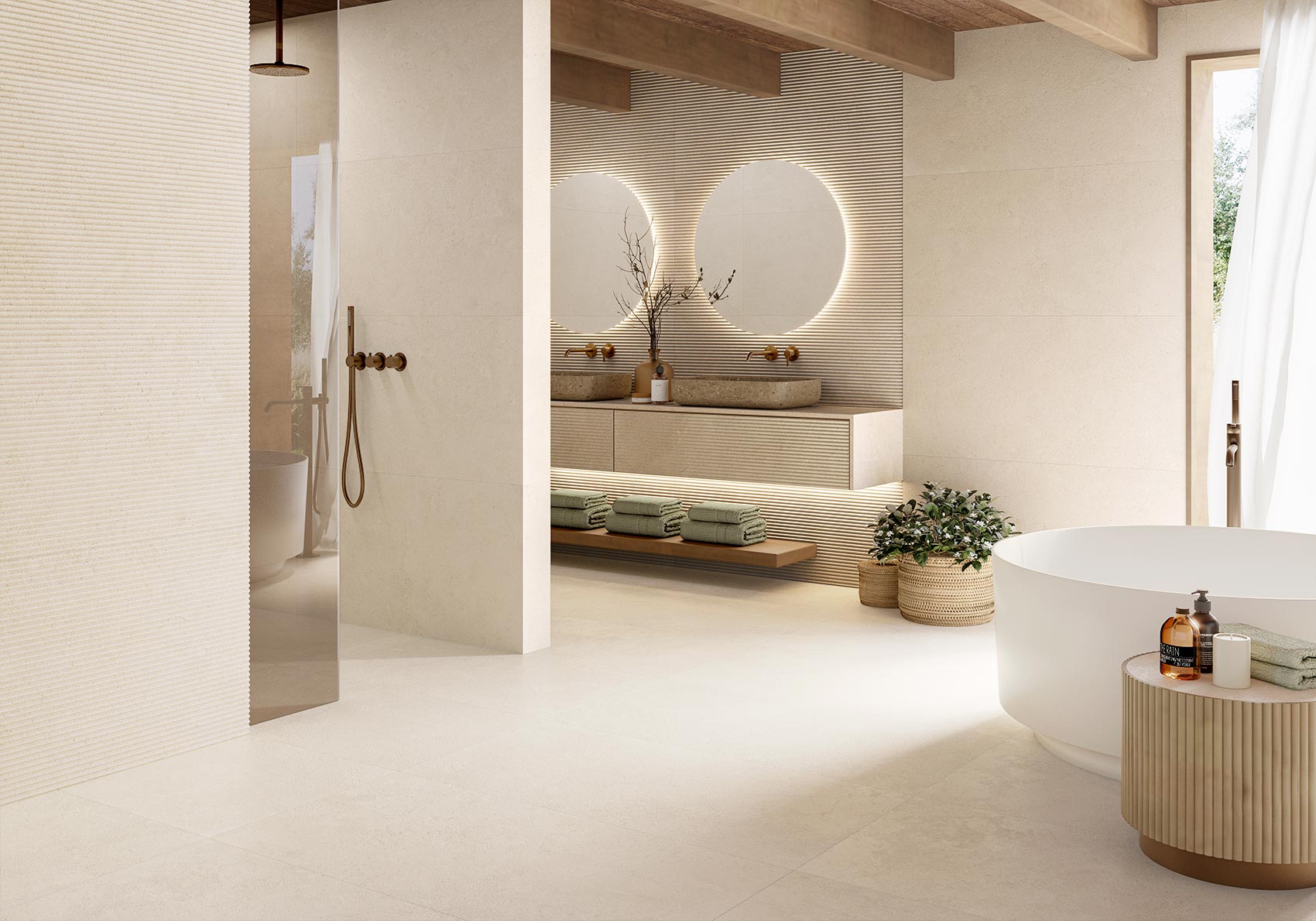 233799 Dorcia Stone Decor Cream Matt 59.5x119.2 ProConcept фото 2