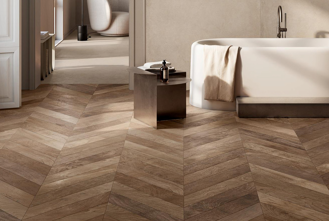 RDLQ Nodis Chevron Natural Matt 11x54 Ragno Marazzi фото 6