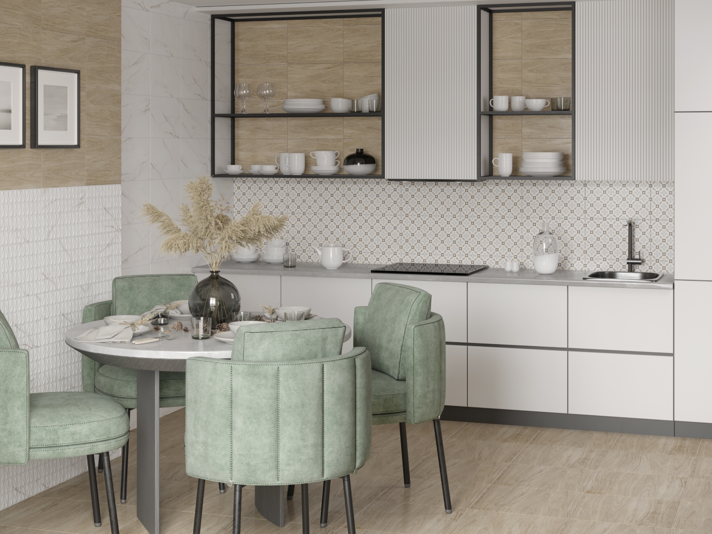 Микс Шахтинская плитка фото 3