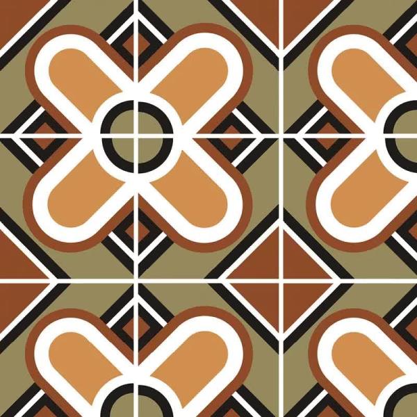 27697 BAUHOME BLUME WARM 20x20 EQUIPE