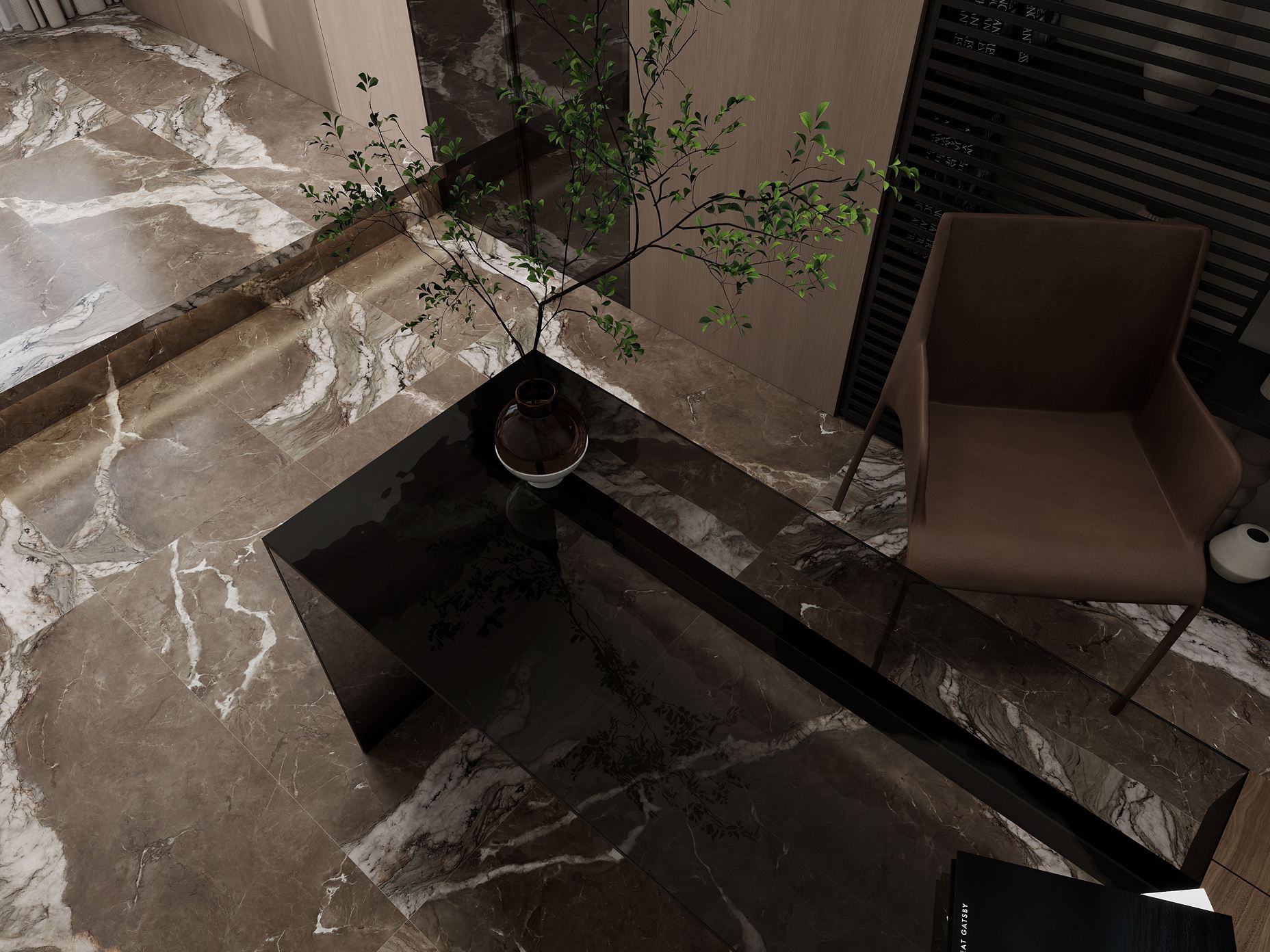 NTT9357SDS Kronos Brown Digital Satin 60x120 NT Ceramic фото 19