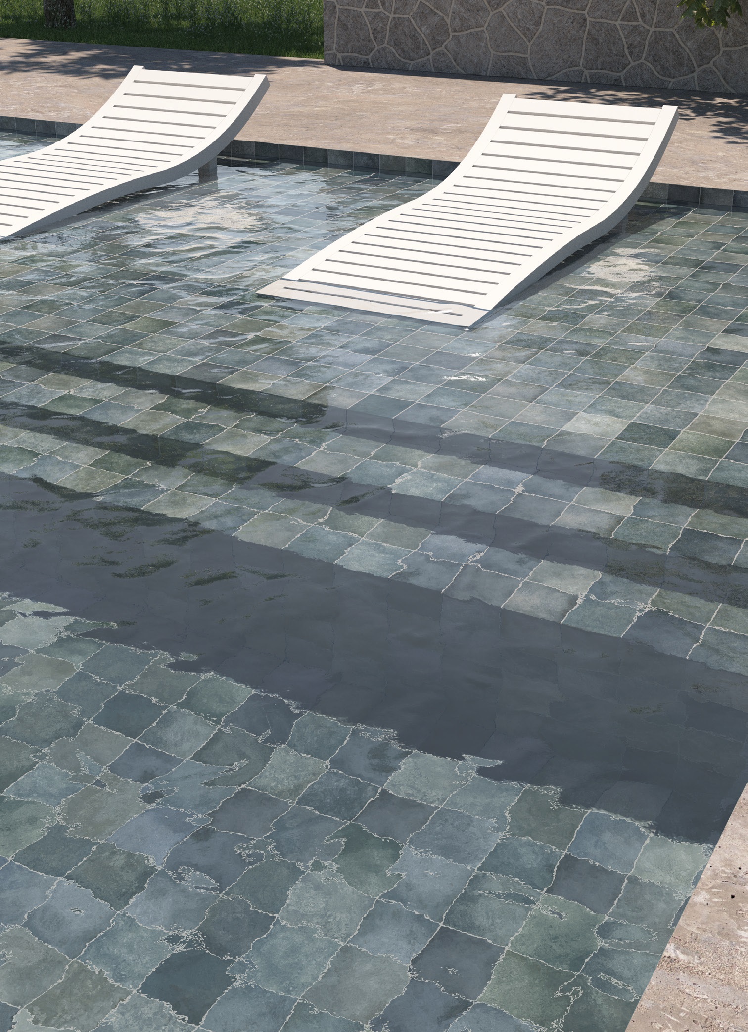 31560 Spa&Pools Shadow Matt 15x15 EQUIPE