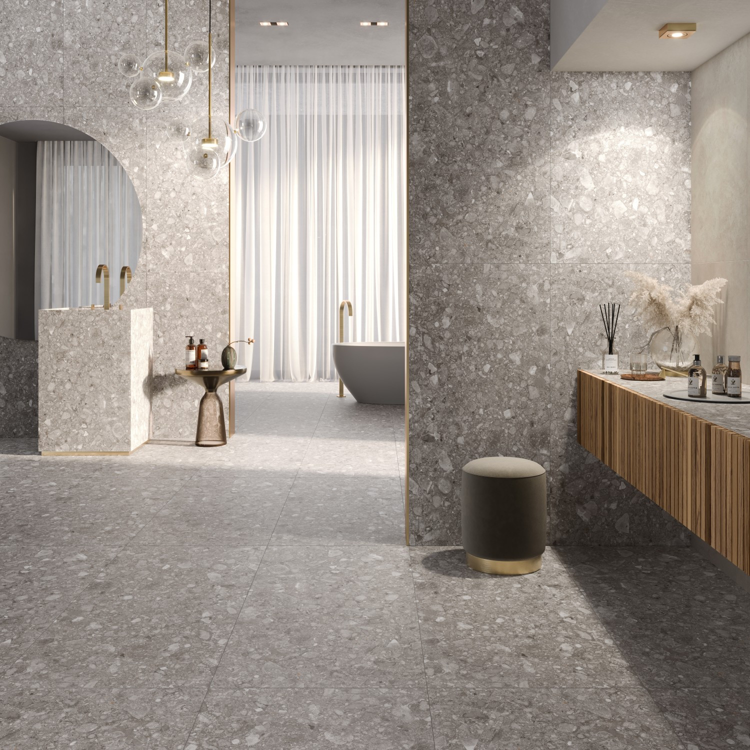 PA006060N Palladino Grey 60х60 Pieza Ceramica