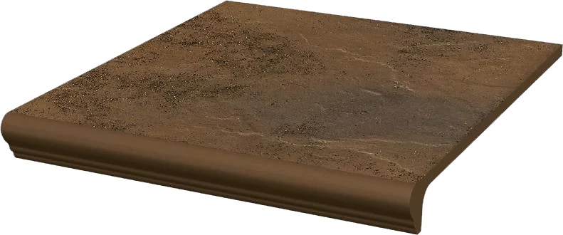Semir Beige ступень простая с носиком структурированная 30x33 Paradyz