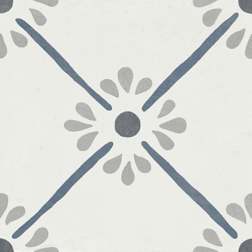 37787 Provenza Blue Flower/22,3 22,3x22,3 Harmony