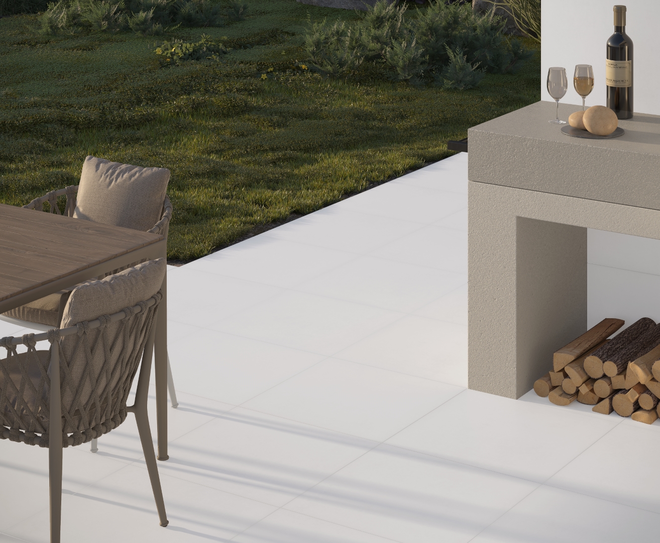 Betonica Blanco PRO светло-серый матовый R12Soft 60х60 Laparet