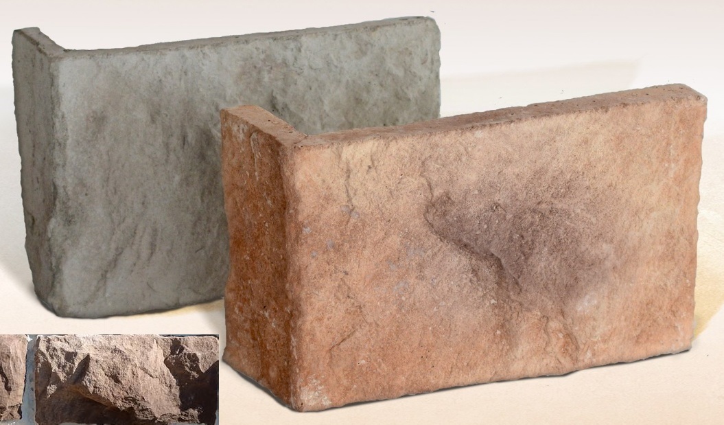 Аризона 13-05 угловая 50х100(150х250)х70-160х20-40 (вариативный размер) Ecostone