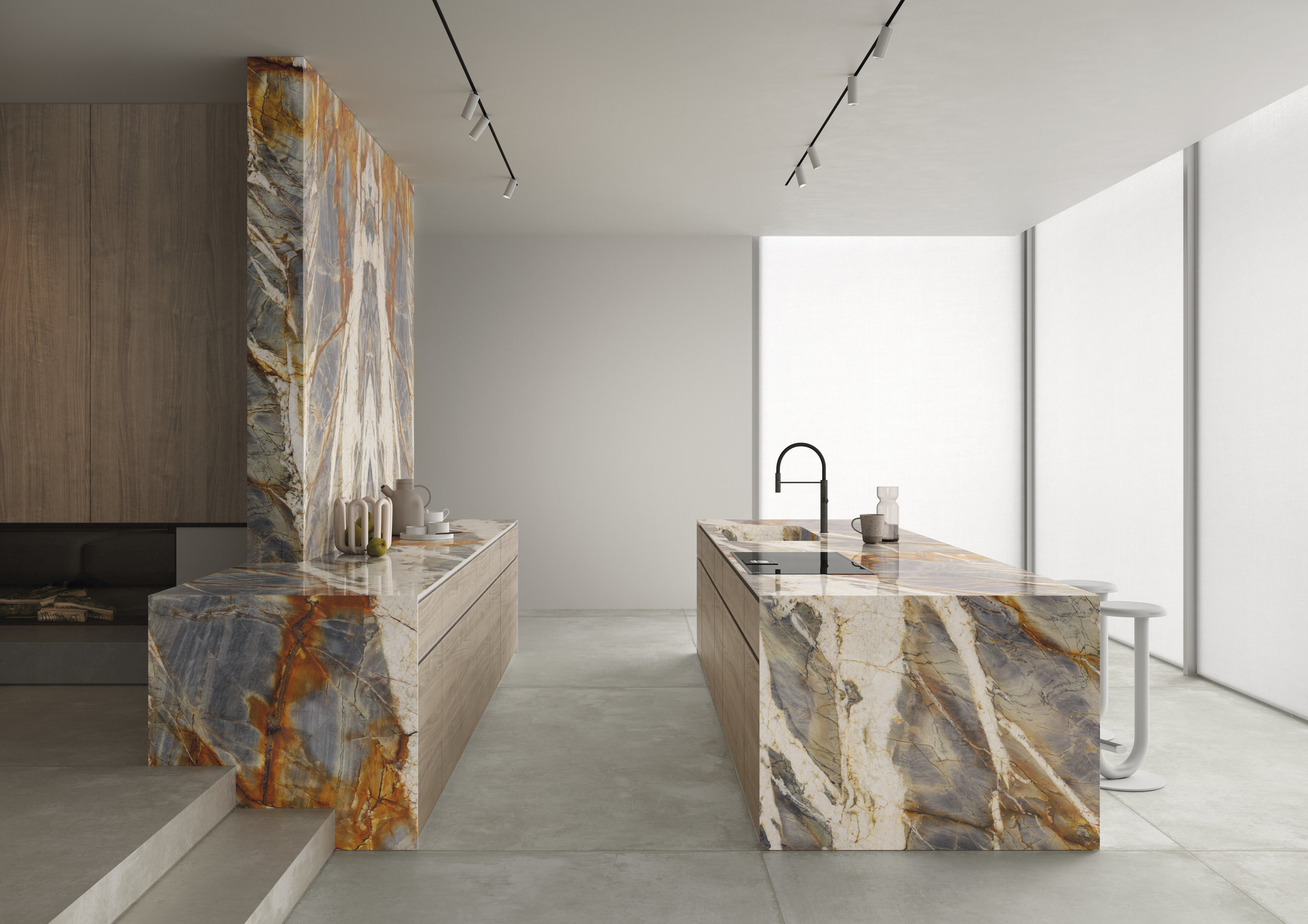 L175446MF6 Marmi Amazonite Luc 6mm 75x150 IRIS FMG фото 4