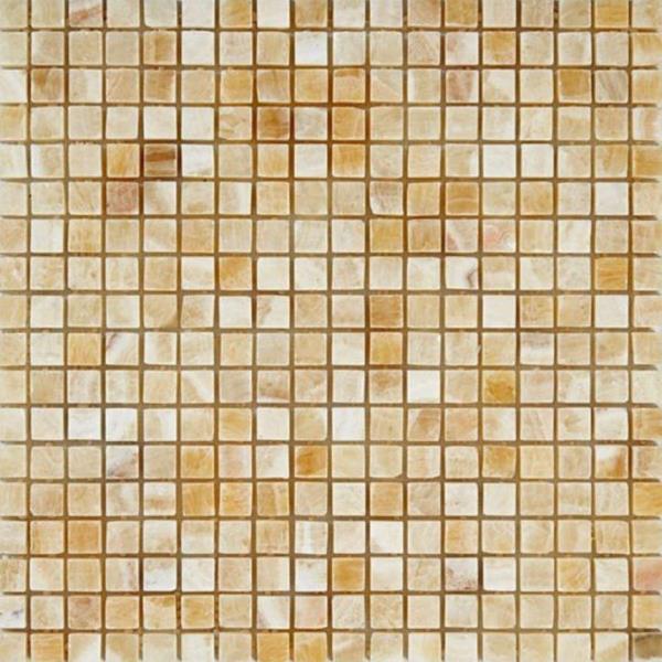 Marble Mosaic Onix Miele 15*15 305*305 Art & Natura