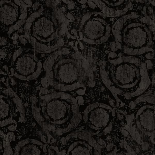 263070 Eterno Barocco Carbon 80x80 Versace (Gardenia Orchidea)