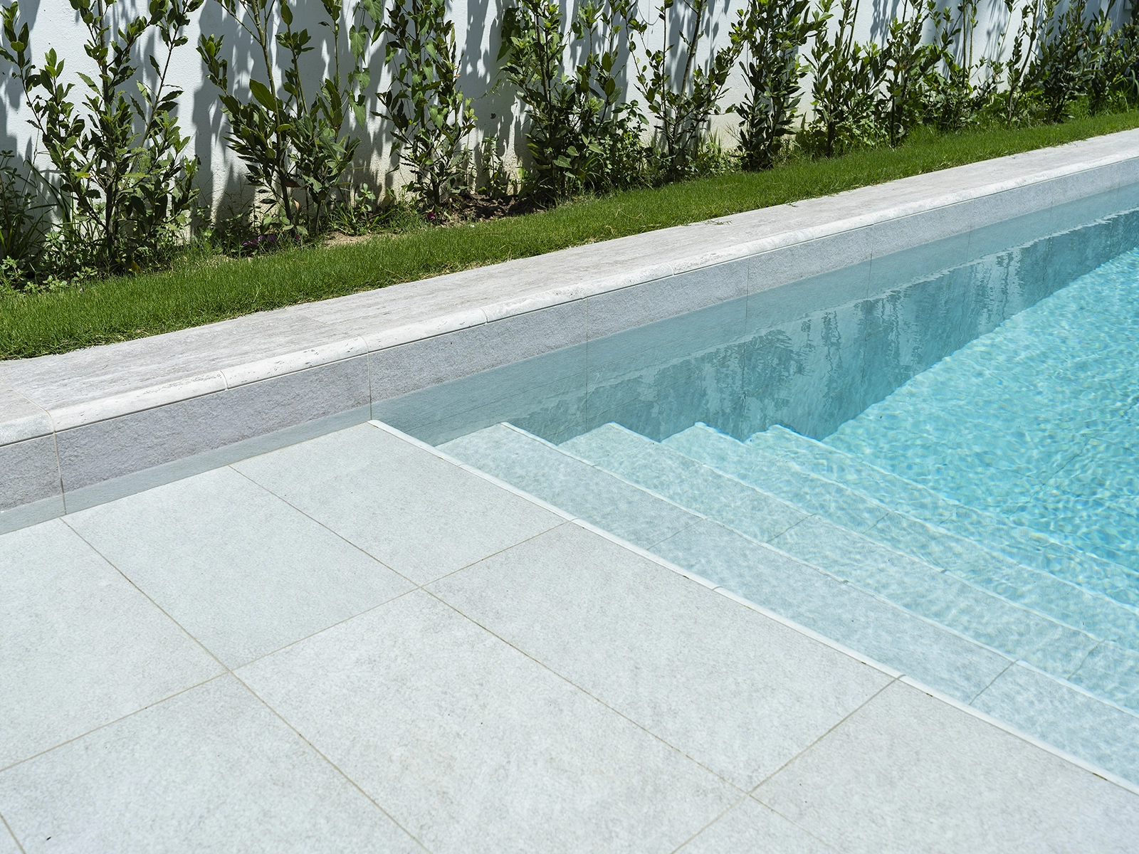 PGA3366IT-Cift Pool Garden Anthracite InfinityTile Двойная отделка 33x66x0,76 Serapool фото 40