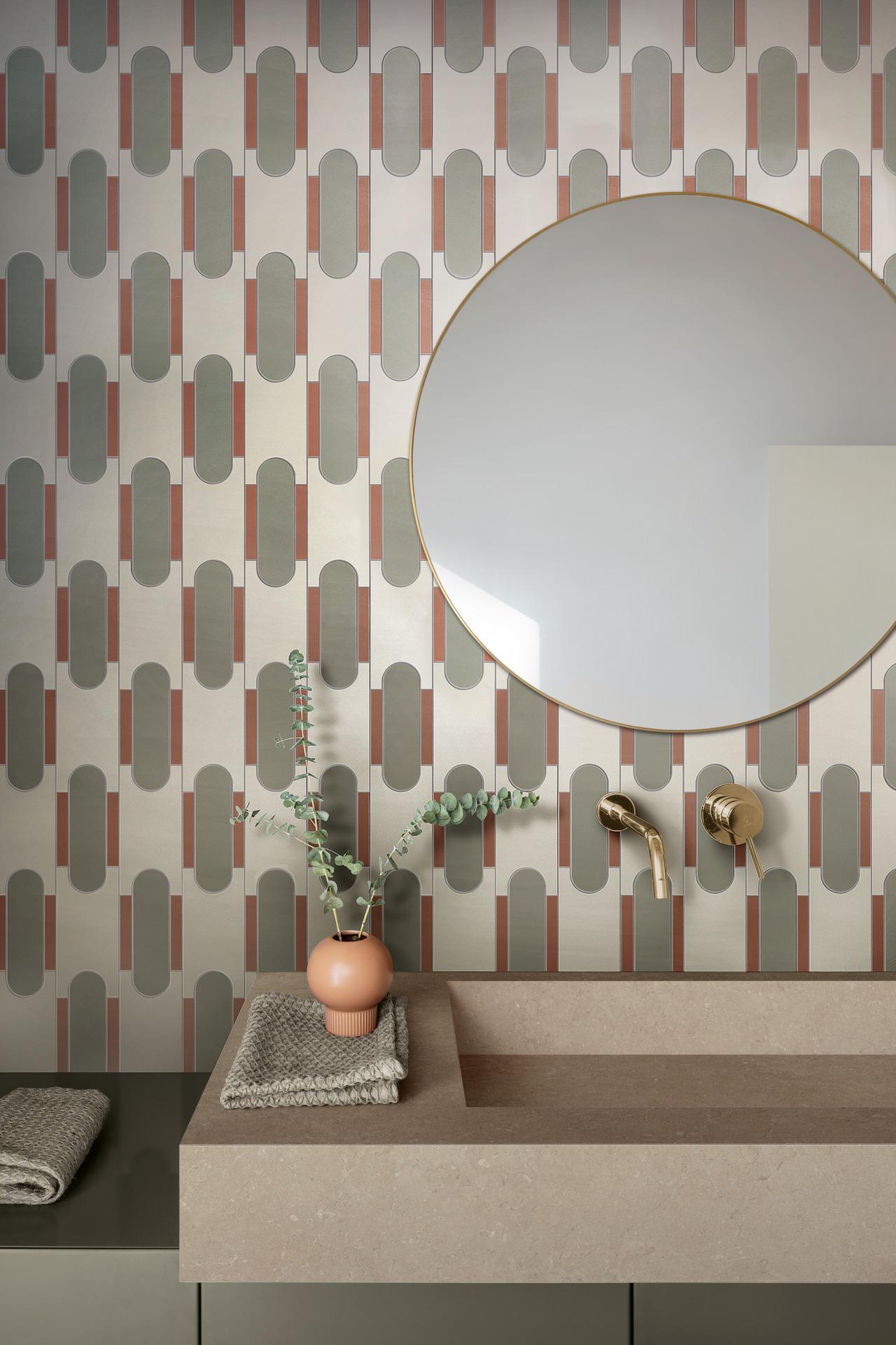 MAL9 Momenti Mosaico Puzzle Avorio 30,6х32,8 MARAZZI Italy