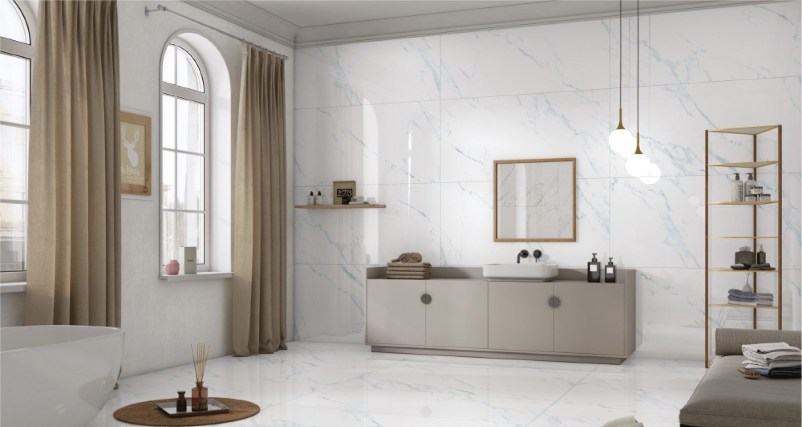 Teal Statuario Realistik