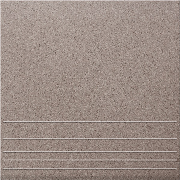 U118M Ступень Коричневый соль-перец матовая рельеф 30х30 Уральский Гранит
