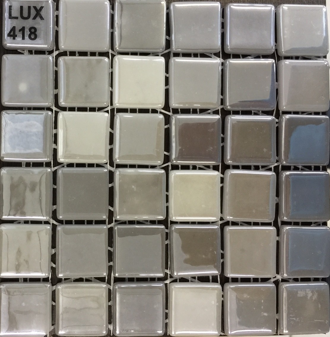 Мозаика Lux № 418 (на сетке) 31,7Х31,7 Vidrepur
