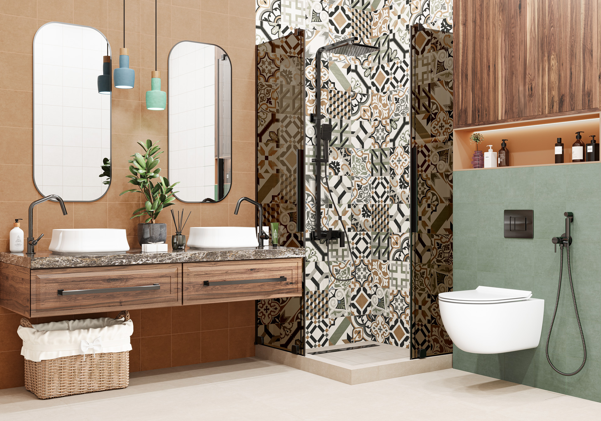 GP2020DNA09 Honey матовый 200x200x8 New Trend