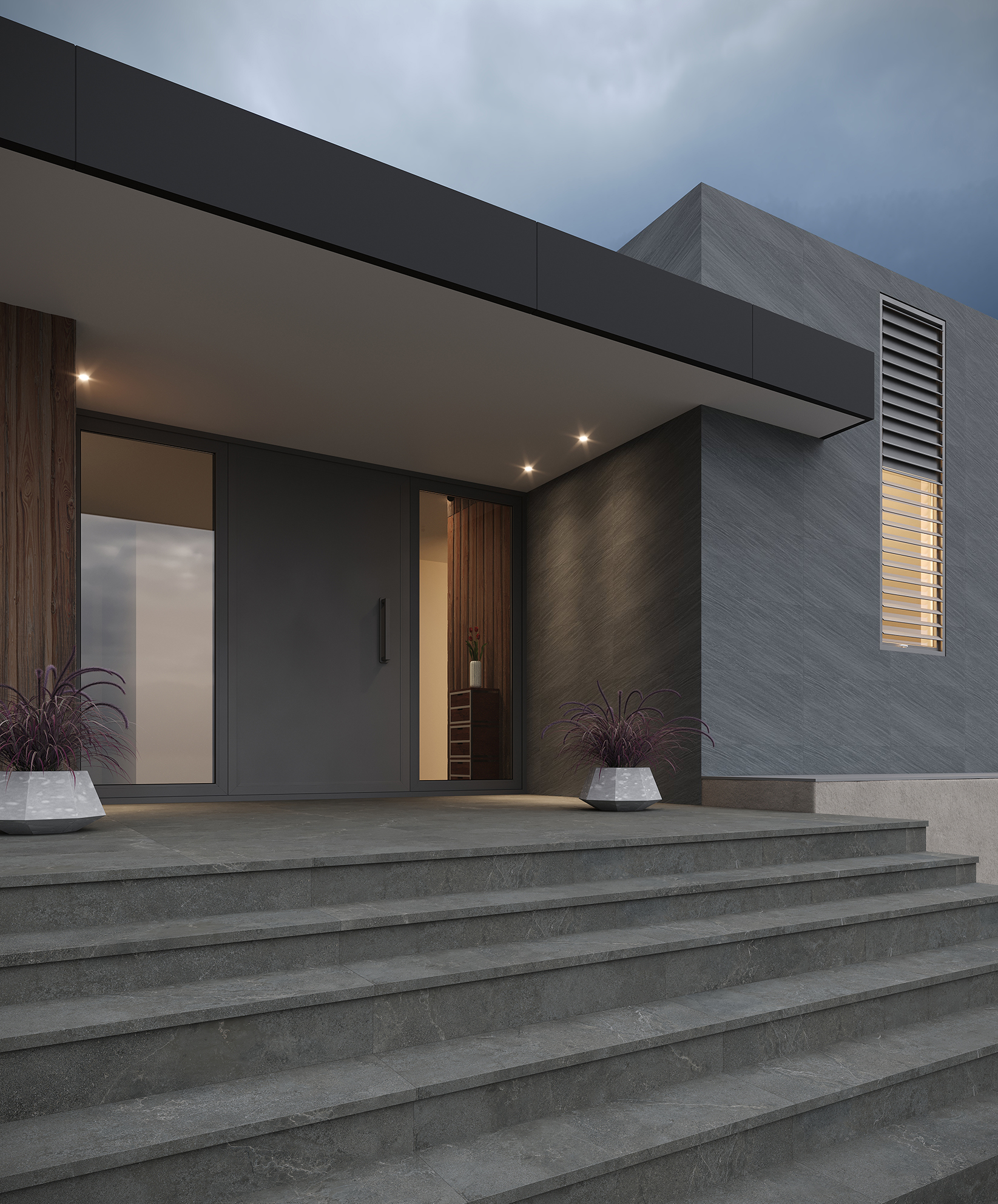 Rock Bianco Matt 5mm 60x120 Staro Slim фото 11