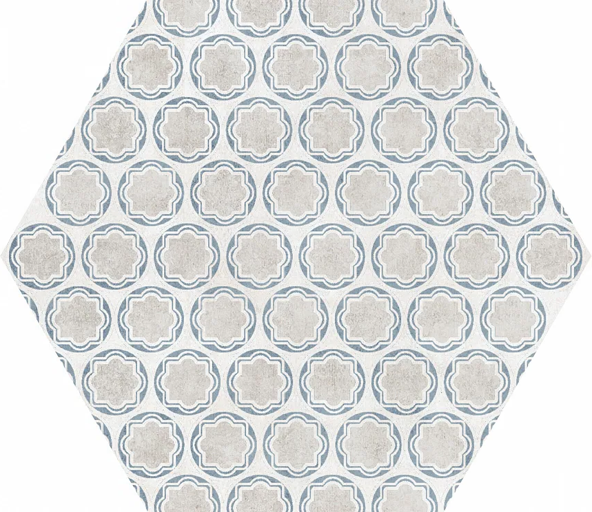 Atrium Hex Alpha Mix-Azul 25.8x29 Pamesa