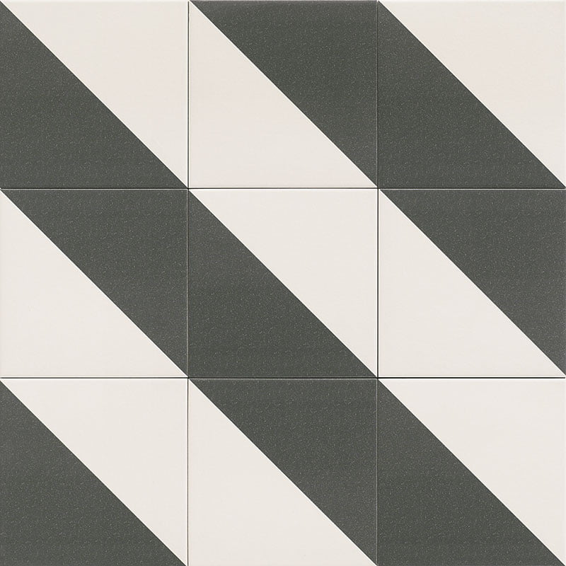 Fired Middle Black Mate 20x20 Mainzu
