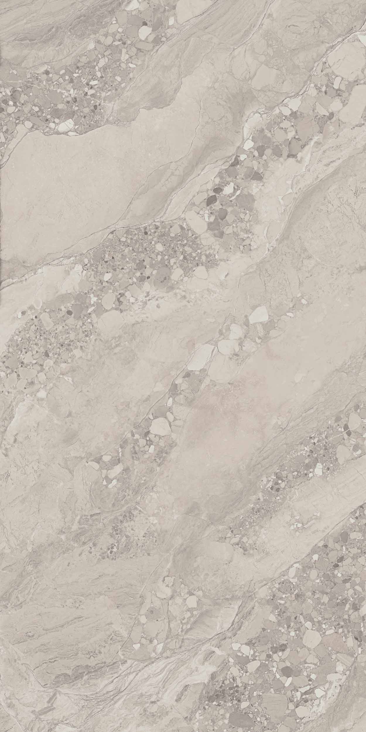 OM01 Oceanmist Light Grey Неполированный Рект. 80х160х10 Ametis by Estima