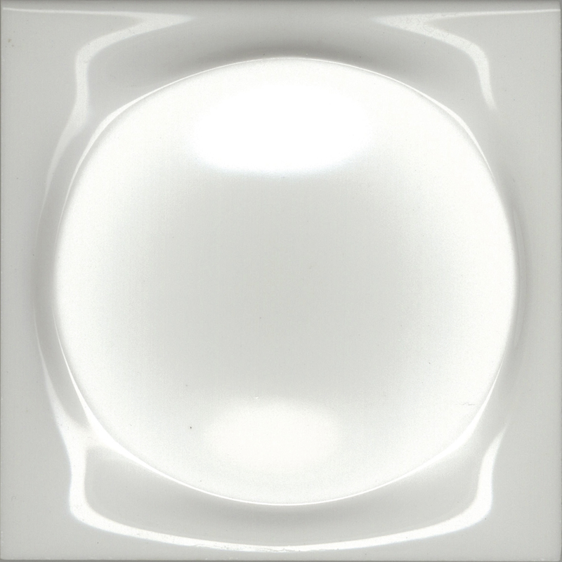 Decor Circle Blanco 10x10 Absolut Keramika