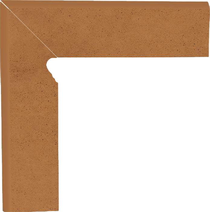Aquarius Brown Цоколь левый (B+A) 30х8,1 Paradyz