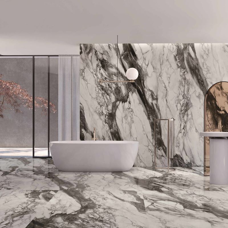 MN066AP261206 Painting White Polished 6mm 120x260 Moreroom Stone