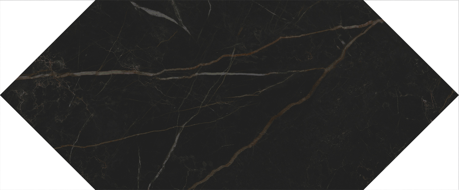 35007 Келуш черный глянцевый 14х34 Kerama Marazzi