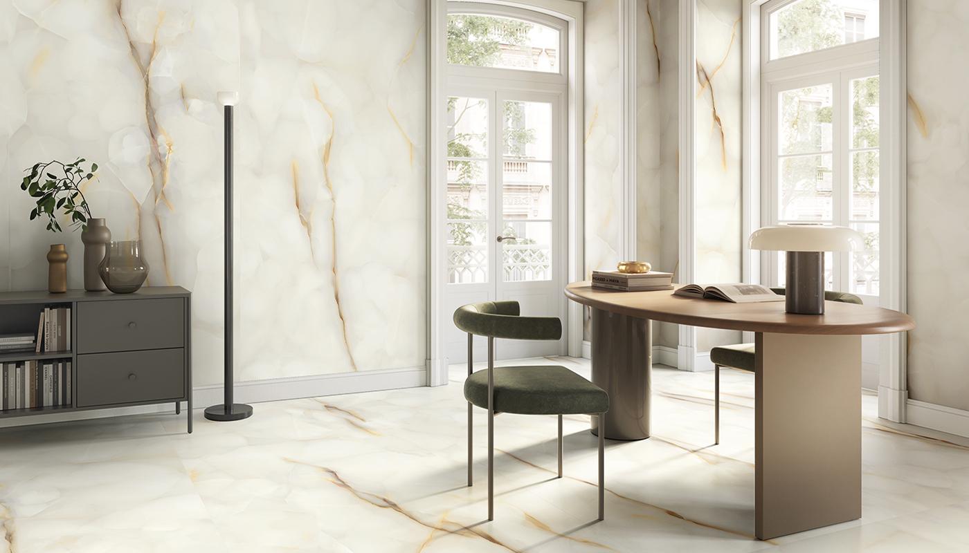 EMMP Tele Di Marmo Pure Onyx Miele Full Lappato 9mm 60x120 Emilceramica