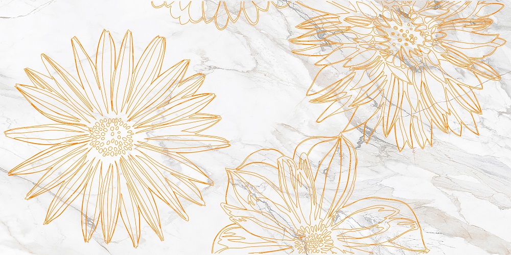 Декор Briere Flower 1 300x600 Beryoza Ceramica