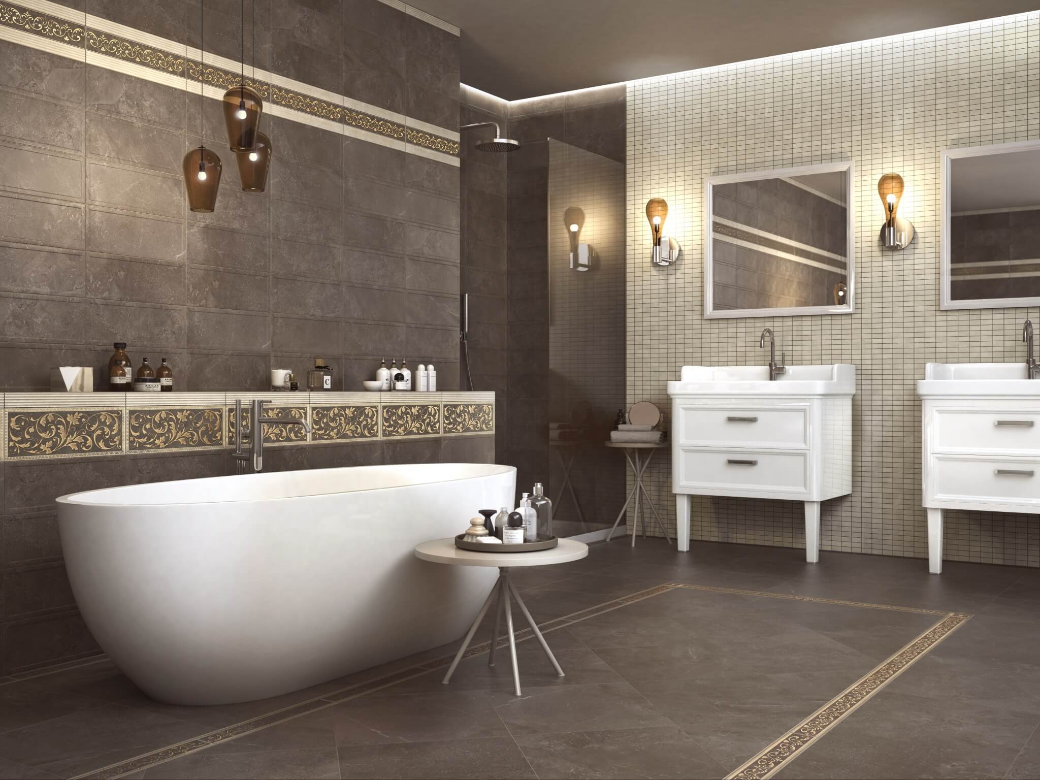 AD/A342/SG1596L Орсэ лаппатированный вставка 8*8 Kerama Marazzi
