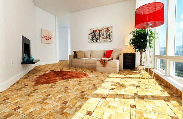 Эфесо 4 коричневый 40x40 Керамин фото 2