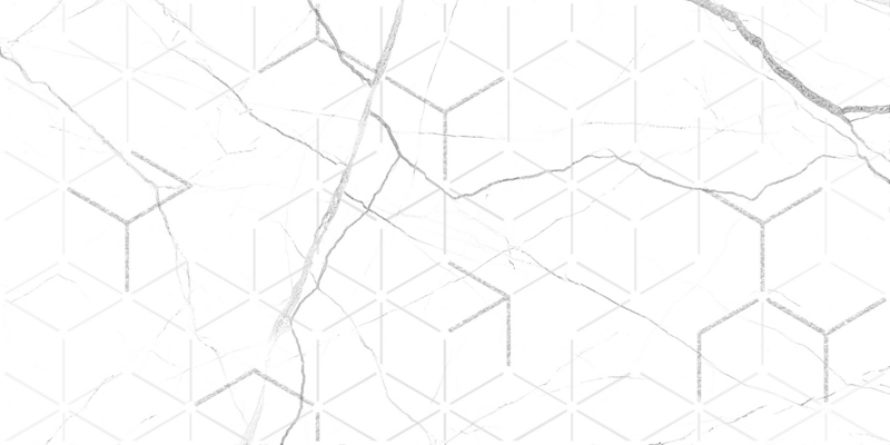 GT124VG Siluet Белый Декор 50x25 Global Tile